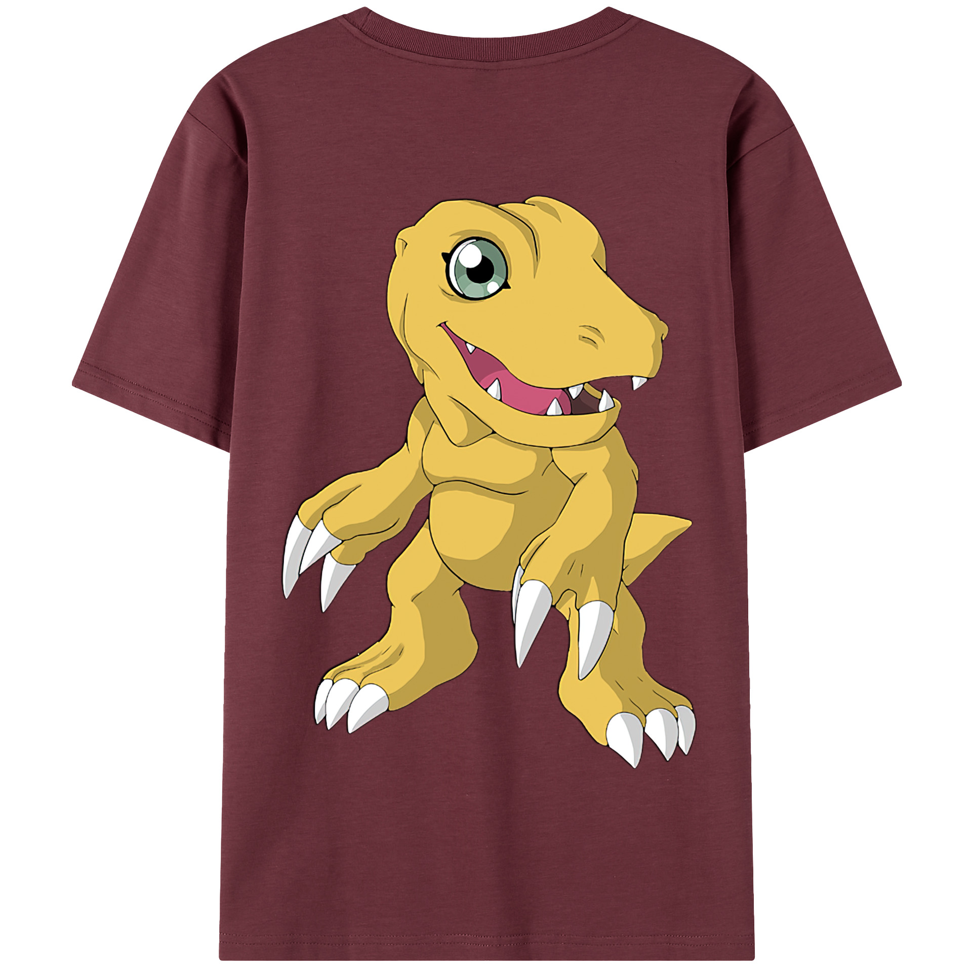 （画像用） Digimon デジタルモンスター/デジモン 綿100％半袖Tシャツ（背面プリント）